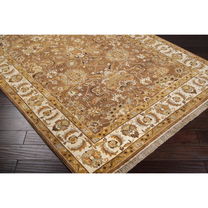 Taj Mahal TJ-1130 Indoor/Outdoor Rug by Surya in brown. Made from 100% semi-worsted new zealand wool in a unique style.
