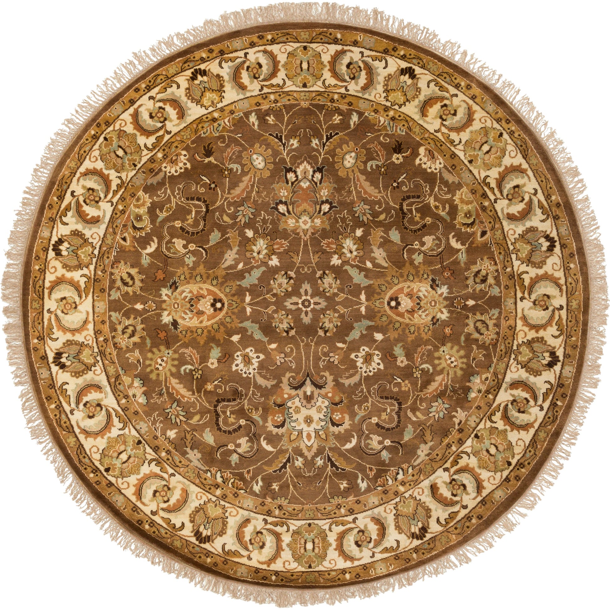Taj Mahal TJ-1130 Indoor/Outdoor Rug by Surya in brown. Made from 100% semi-worsted new zealand wool in a unique style.