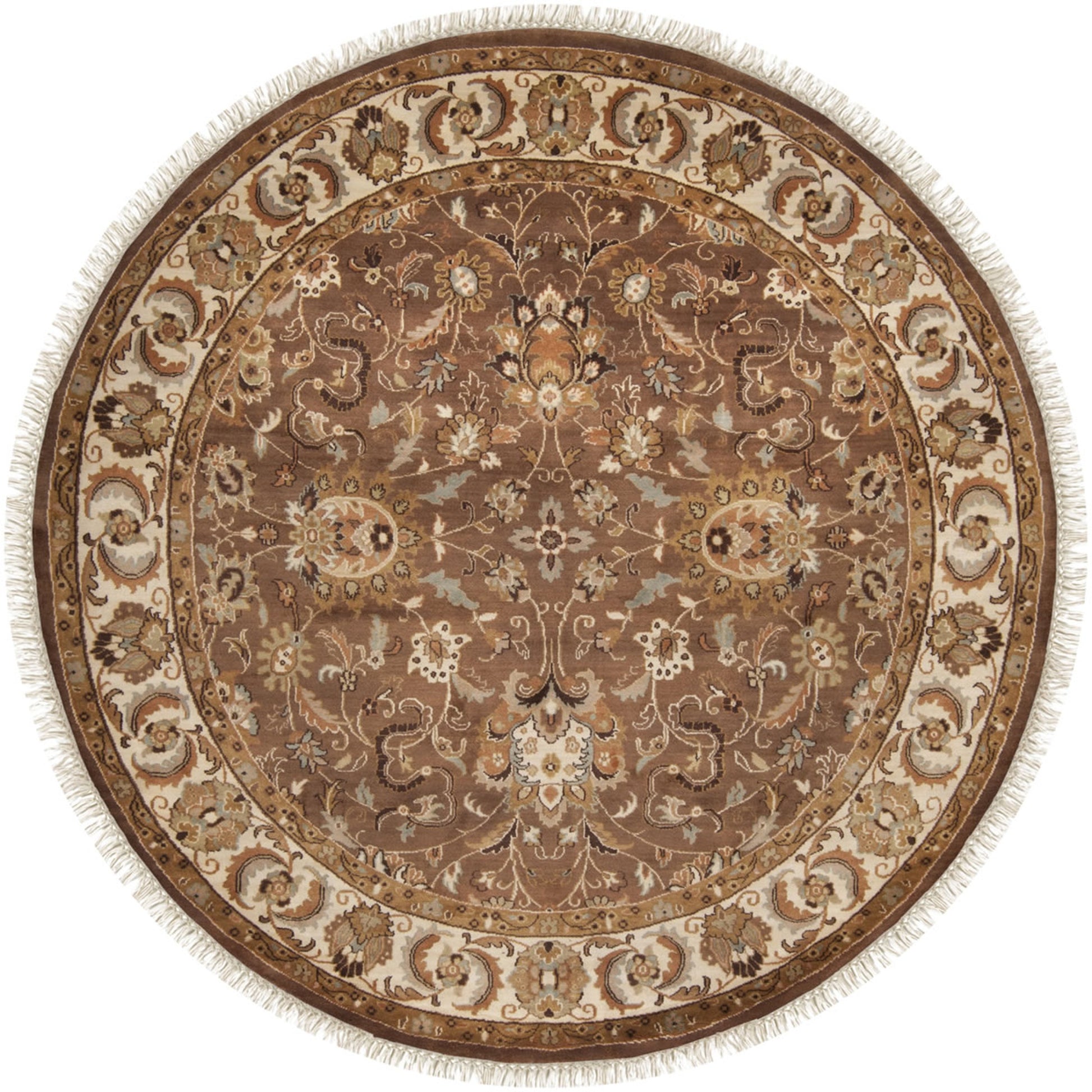 Taj Mahal TJ-1130 Indoor/Outdoor Rug by Surya in brown. Made from 100% semi-worsted new zealand wool in a unique style.