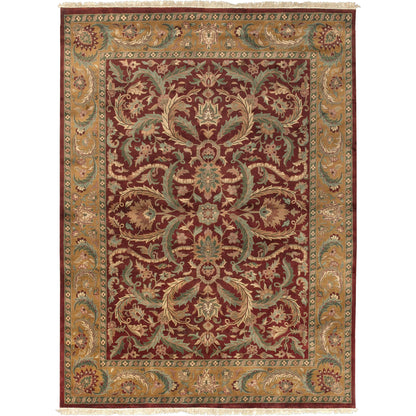 Taj Mahal TJ-59 Indoor/Outdoor Rug by Surya in green, red. Made from 100% semi-worsted new zealand wool in a unique style.
