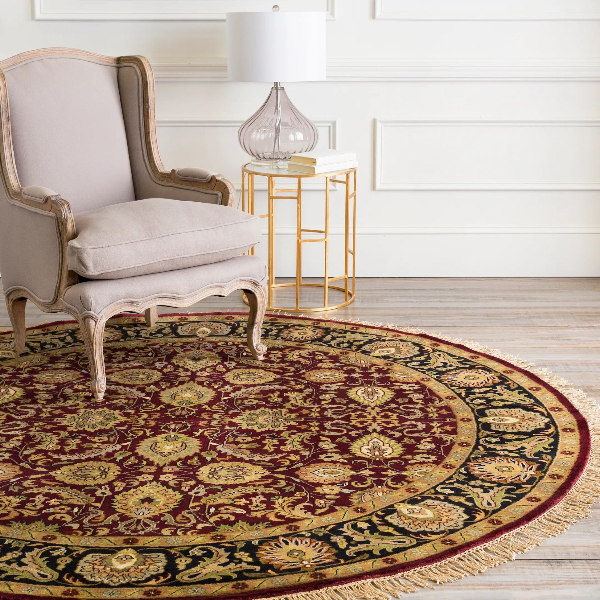Taj Mahal Rug - 491 by Surya. Made from 100% semi-worsted new zealand wool in a unique style.