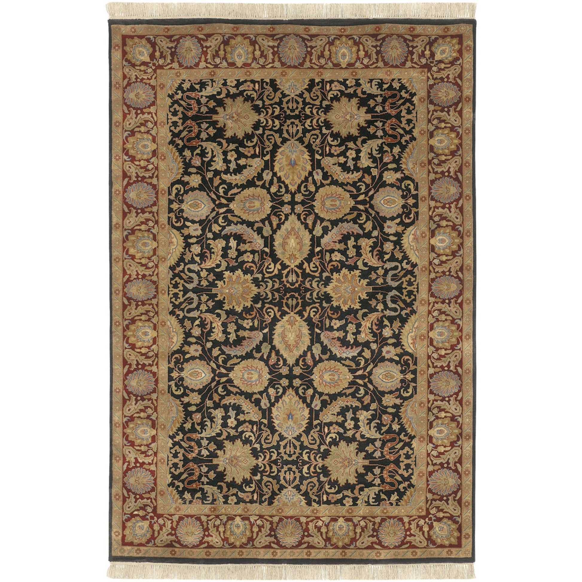 Taj Mahal Rug - 491 by Surya. Made from 100% semi-worsted new zealand wool in a unique style.