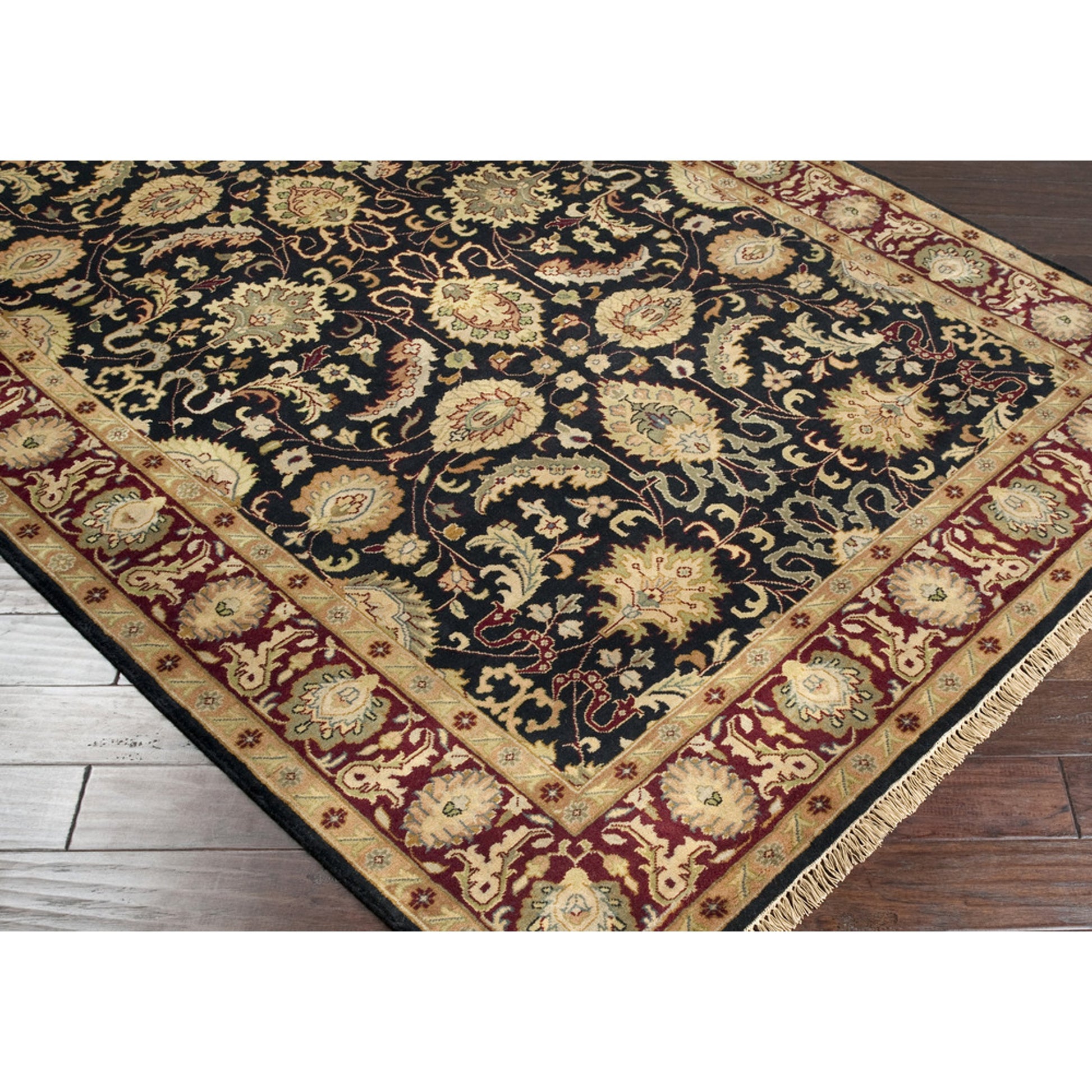 Taj Mahal Rug - 491 by Surya. Made from 100% semi-worsted new zealand wool in a unique style.
