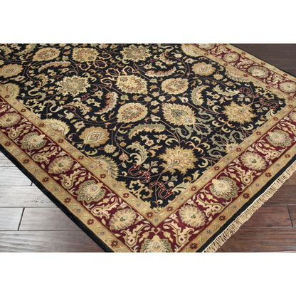 Taj Mahal Rug - 491 by Surya. Made from 100% semi-worsted new zealand wool in a unique style.
