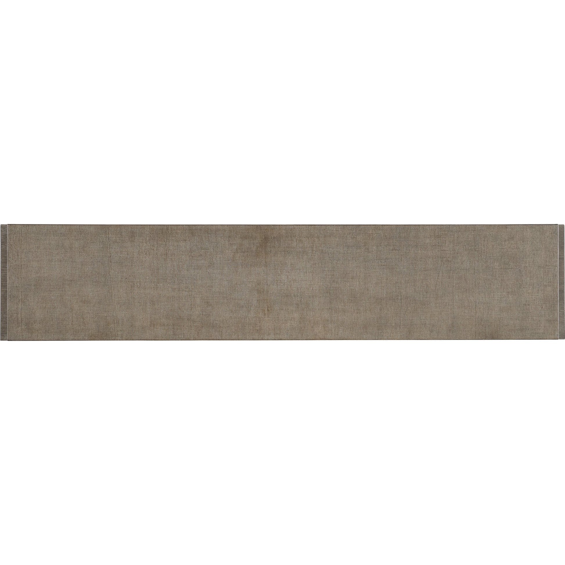 Modern Mood Console Table by Hooker Furniture. Made from oak veneers, raffia in a modern style.