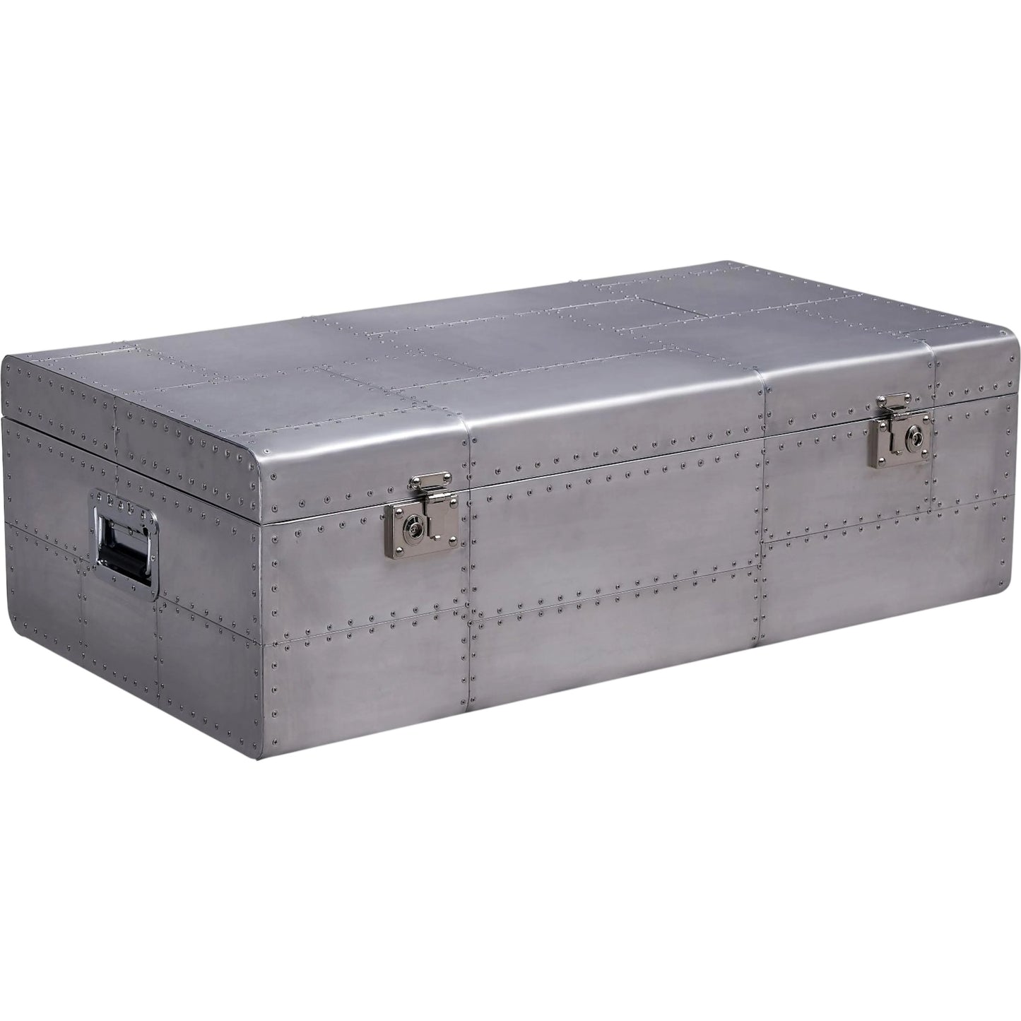 000 SI-2633358 | Primary Silo | Elias Trunk by Zentique in aluminum and silver. Made from aluminum in a unique style.