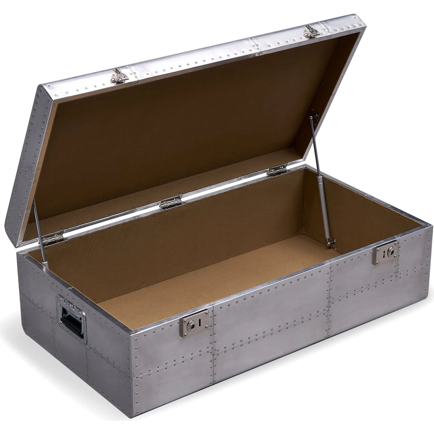 001 SI-2633358 | Additional Silo | Elias Trunk by Zentique in aluminum and silver. Made from aluminum in a unique style.