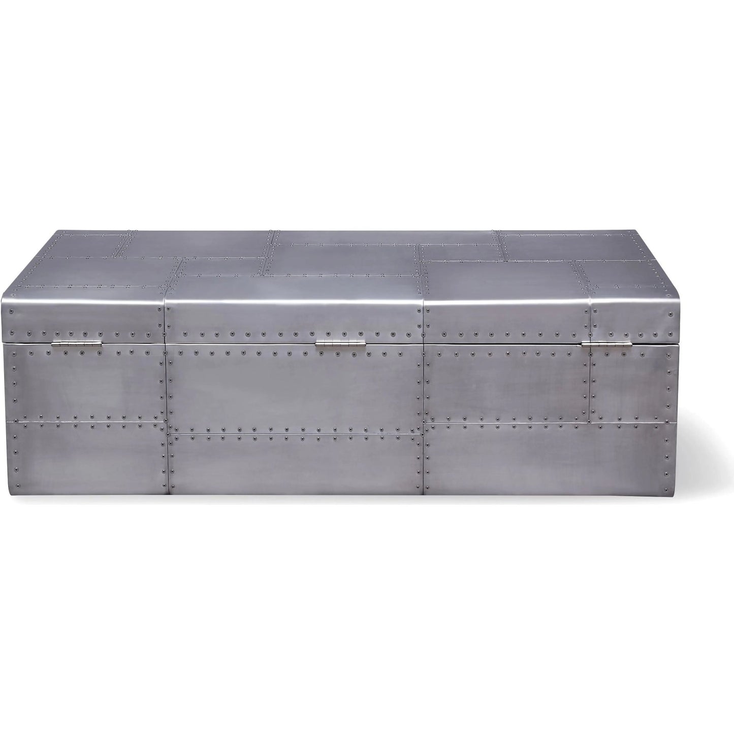 003 SI-2633358 | Additional Silo | Elias Trunk by Zentique in aluminum and silver. Made from aluminum in a unique style.