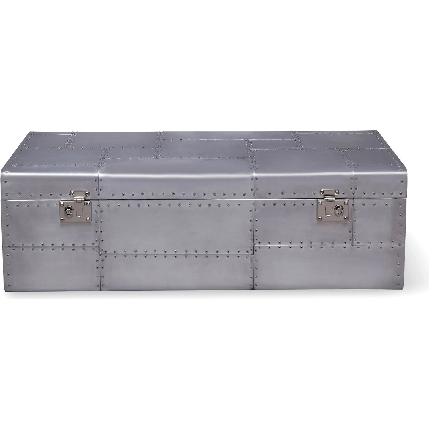 002 SI-2633358 | Additional Silo | Elias Trunk by Zentique in aluminum and silver. Made from aluminum in a unique style.