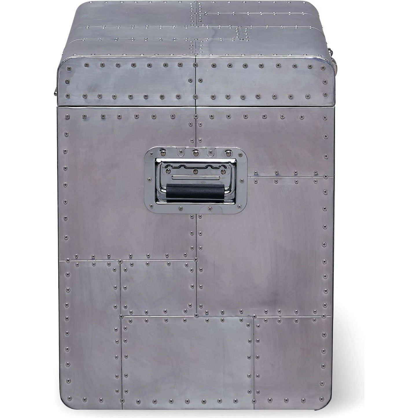 003 SI-2633359 | Additional Silo | Elio Trunk by Zentique in aluminum and silver. Made from aluminum in a unique style.