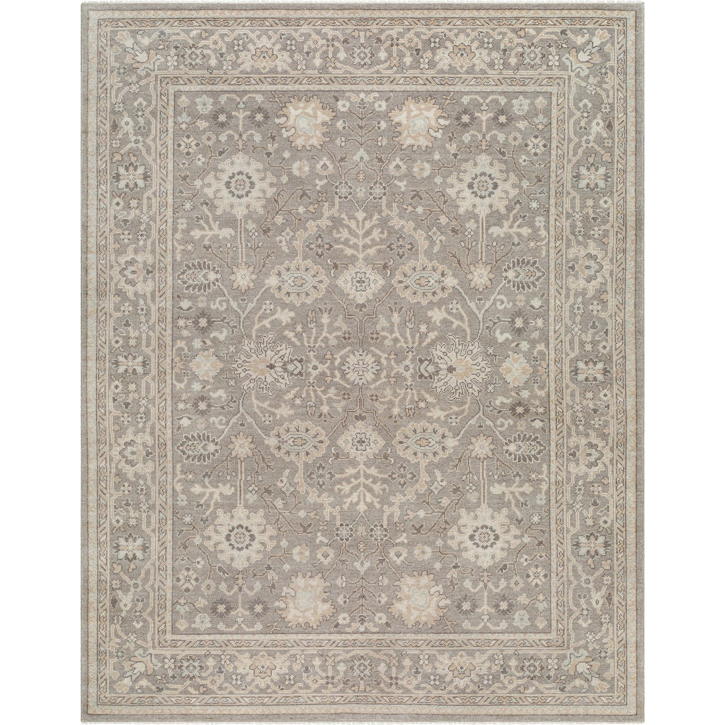 001 SI-1915295,SI-1915296,SI-1915297,SI-1915298,SI-1915299 | Primary Silo | Tokat TKT-2300 Rug by Surya in charcoal, oatmeal. Made from main: 100% wool in a unique style.