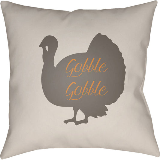 Turkey Pillow - 23847 by Livabliss. Made from front: 100% polyester, back: 100% polyester in a modern style.
