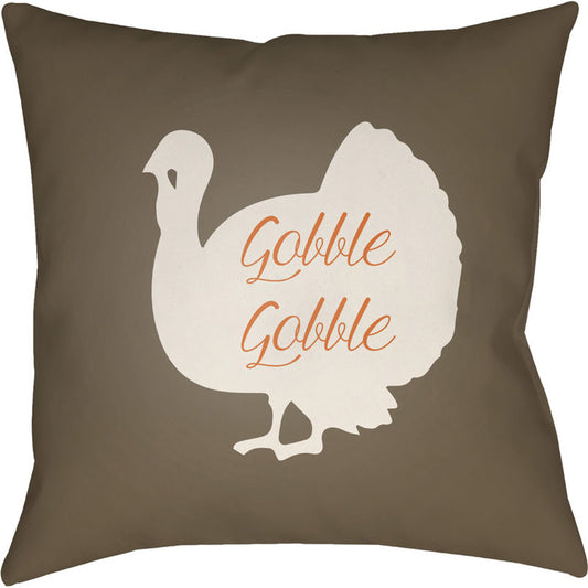 Turkey Pillow - 23847 by Livabliss. Made from front: 100% polyester, back: 100% polyester in a modern style.