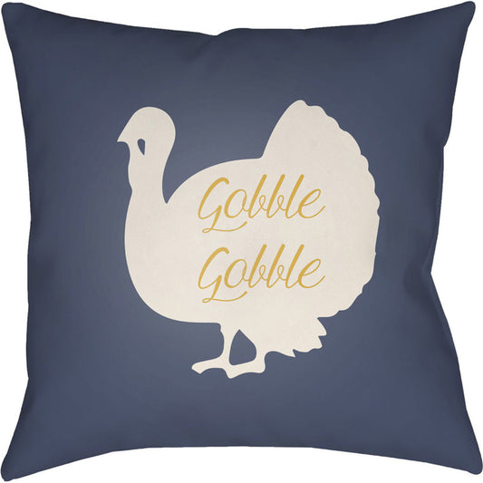 Turkey Pillow - 23847 by Livabliss. Made from front: 100% polyester, back: 100% polyester in a modern style.