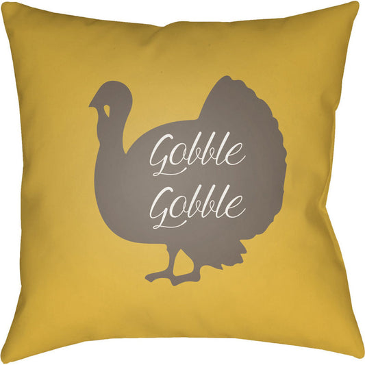 Turkey Pillow - 23847 by Livabliss. Made from front: 100% polyester, back: 100% polyester in a modern style.