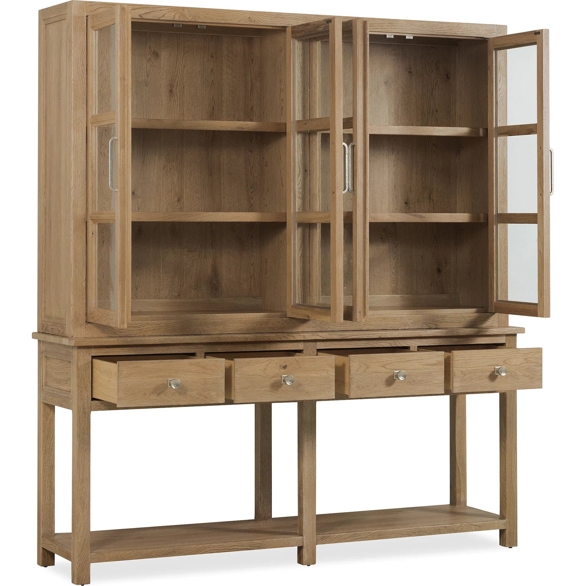 Driftwood Display Sideboard by Hooker Furniture. Made from unique in a transitional style.