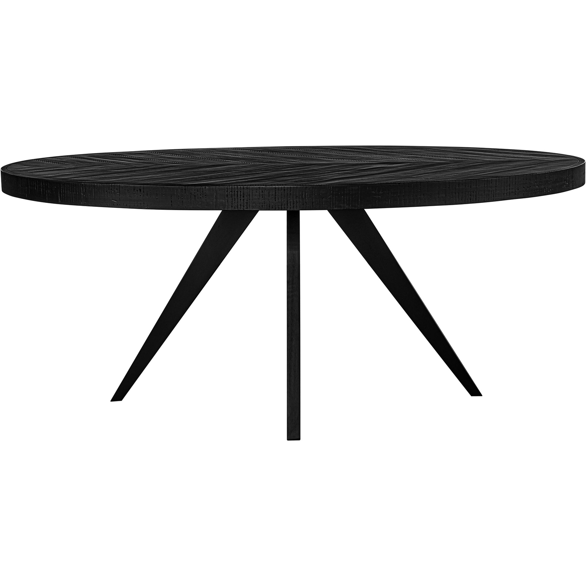 Parq Oval Dining Table by Moe's Home Collection in cappuccino. Made from solid acacia, mdf in a modern style.