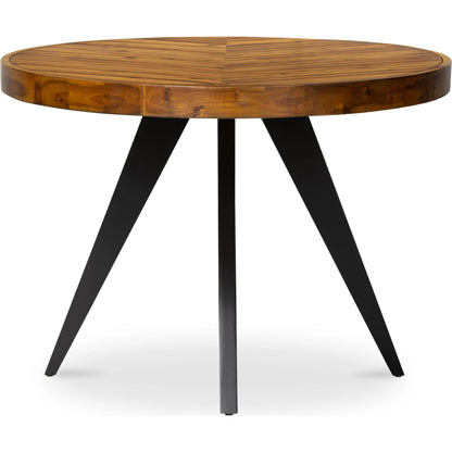 Parq Oval Dining Table by Moe's Home Collection in cappuccino. Made from solid acacia, mdf in a modern style.