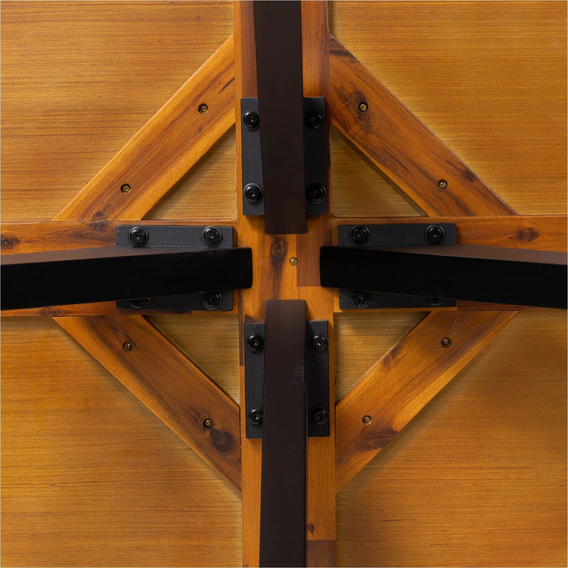 Parq Oval Dining Table by Moe's Home Collection in cappuccino. Made from solid acacia, mdf in a modern style.