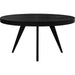 Parq Round Dining Table by Moe's Home Collection. Made from acacia veneer over mdf, solid acacia legs in a modern style.
