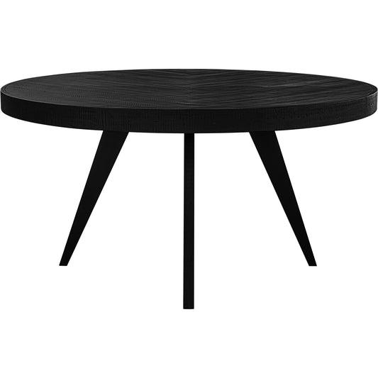 Parq Round Dining Table by Moe's Home Collection. Made from acacia veneer over mdf, solid acacia legs in a modern style.