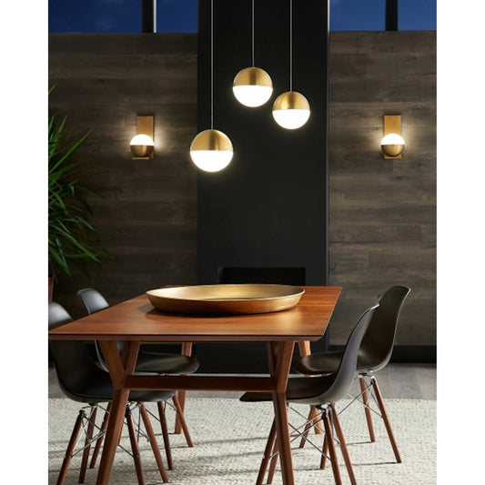 Akova Pendant by Visual Comfort & Co.. Made from aluminum in a modern style.
