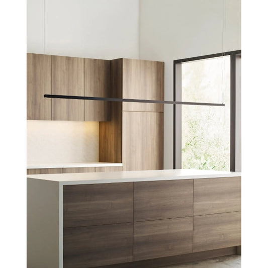 Dyna Linear Suspension Surface by Tech Lighting in anodized black. Made from acrylic in a modern style.