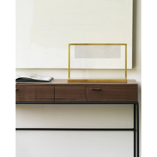 Everett Table Lamp by Visual Comfort & Co. in natural brass. Made from aluminum in a unique style.
