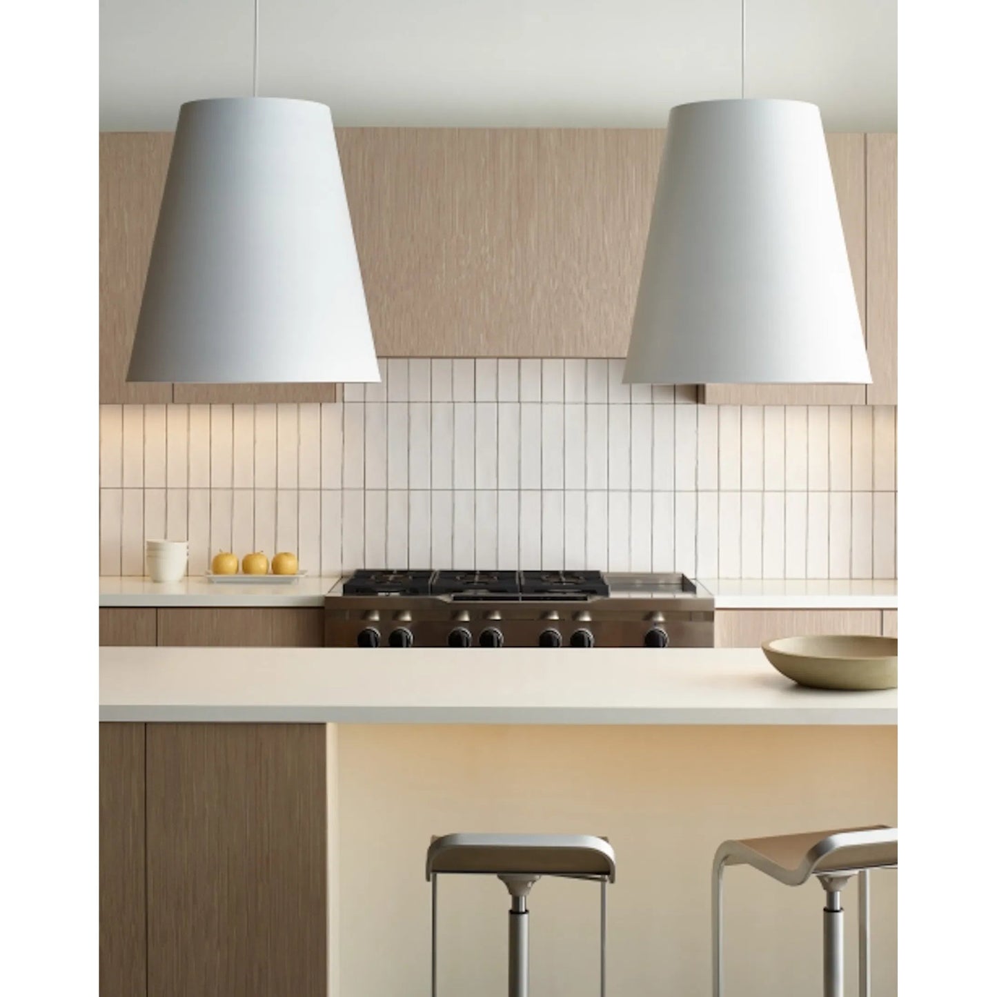 006 SR-807733,SR-807734 | Lifestyle | Gunnar Pendant by Tech Lighting in black, satin gold. Made from aluminum in a modern style.