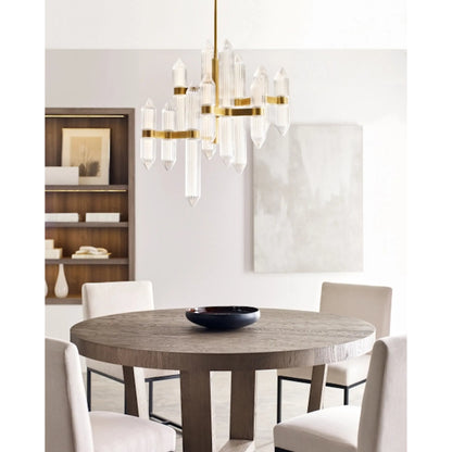 Langston Large Chandelier by Visual Comfort & Co.. Made from steel in a unique style.