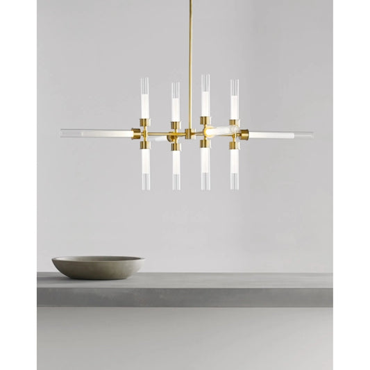 Linger 12-Light Chandelier by Visual Comfort & Co.. Made from aluminum in a unique style.