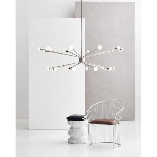 Lody 20-Light Chandelier by Visual Comfort & Co.. Made from steel in a unique style.