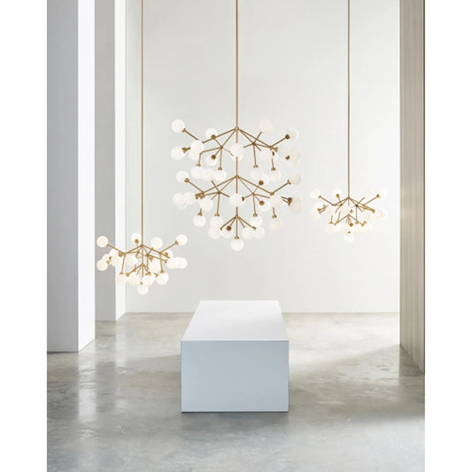 Mara Chandelier by Tech Lighting. Made from aluminum in a modern style.