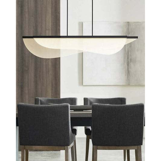 Nyra 60" Linear Suspension by Visual Comfort & Co.. Made from aluminum in a unique style.