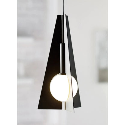 Mini Orbel Pyramid Pendant by Visual Comfort & Co.. Made from aluminum in a unique style.