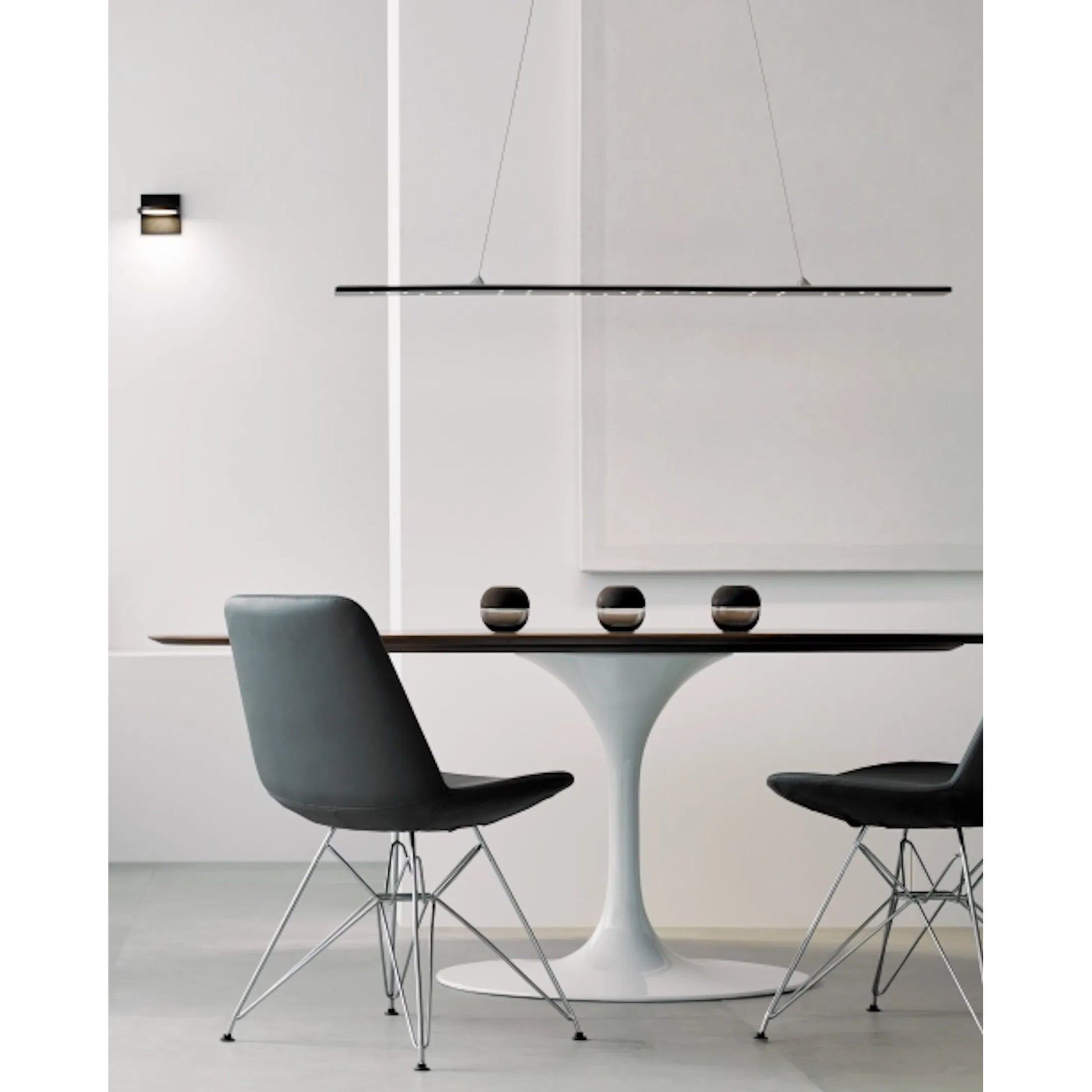Spectica Wall Sconce by Tech Lighting in matte black. Made from aluminum in a modern style.