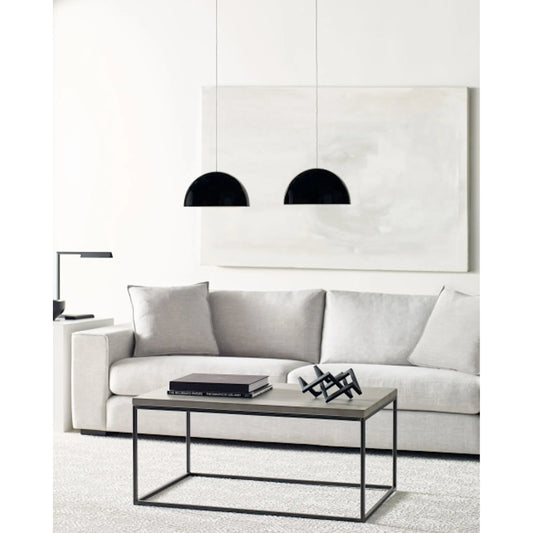 Mini Powell Street Pendant by Visual Comfort & Co. in satin nickel. Made from metal in a unique style.