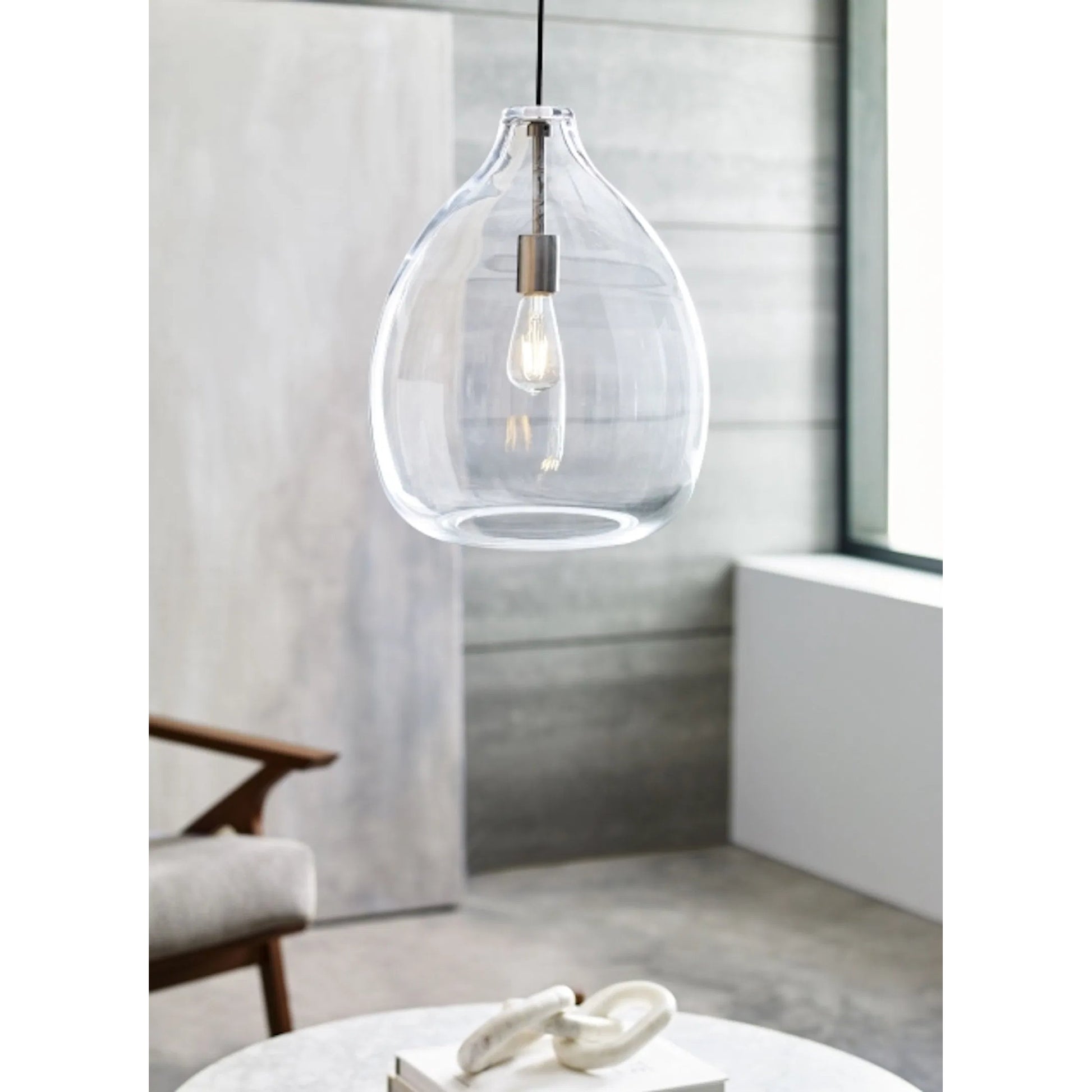 Quinton Pendant by Tech Lighting. Made from glass in a cottage & farmhouse style.
