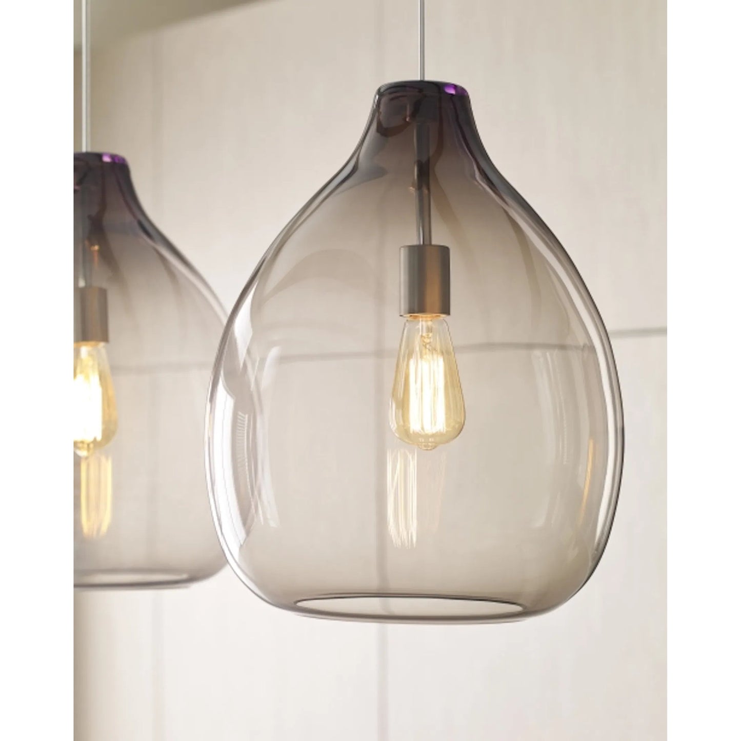 004 SR-808012,SR-808014 | Closeup | Quinton Pendant by Tech Lighting. Made from glass in a cottage & farmhouse style.