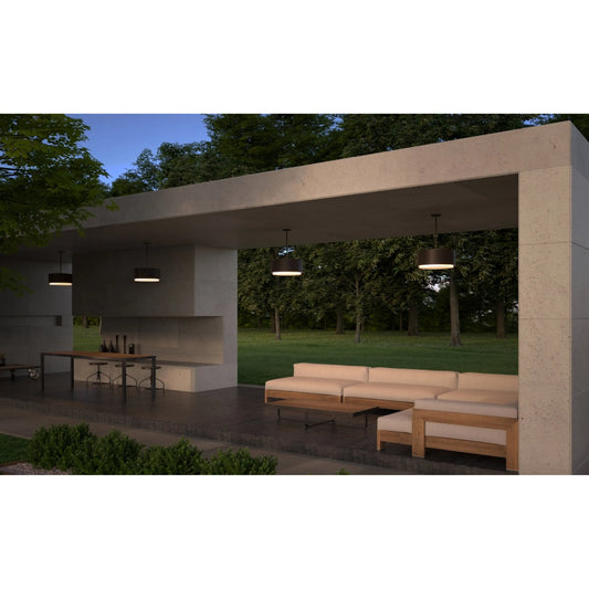 Roton 18" Outdoor Pendant by Visual Comfort & Co.. Made from aluminum in a unique style.