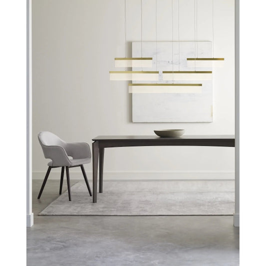 Sweep Linear Chandelier by Visual Comfort & Co.. Made from steel in a unique style.
