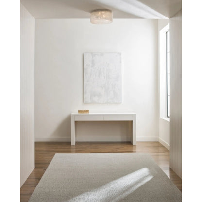 Vetra Ceiling Light Flush by Tech Lighting in satin nickel. Made from glass in a cottage & farmhouse style.
