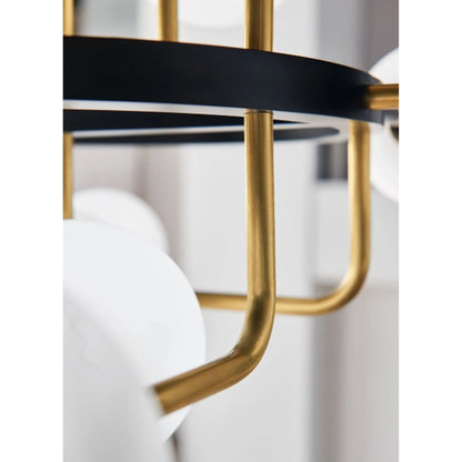 Viaggio Chandelier by Tech Lighting. Made from metal in a modern style.