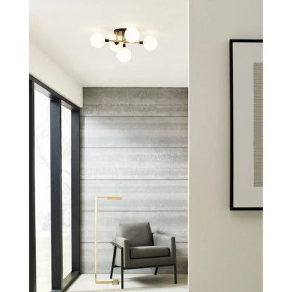 Viaggio Flush Mount by Tech Lighting. Made from metal in a modern style.