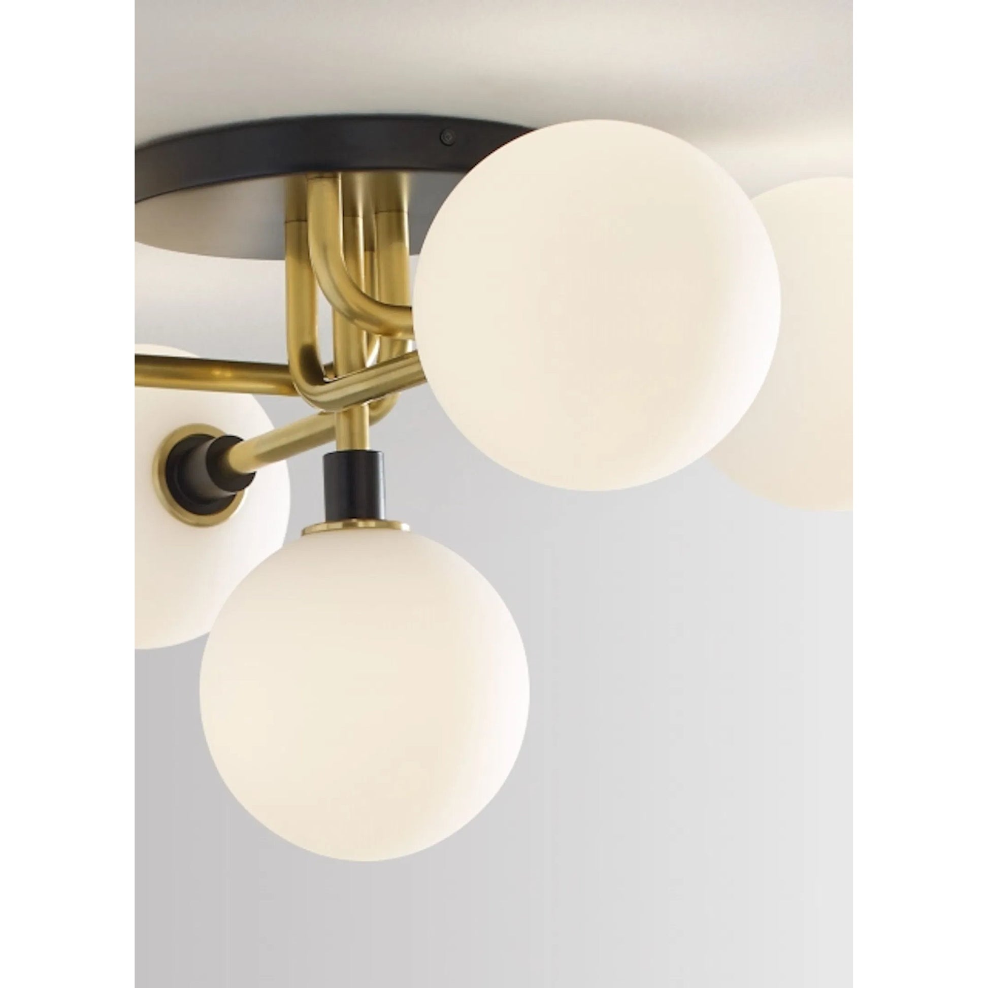 Viaggio Flush Mount by Tech Lighting. Made from metal in a modern style.