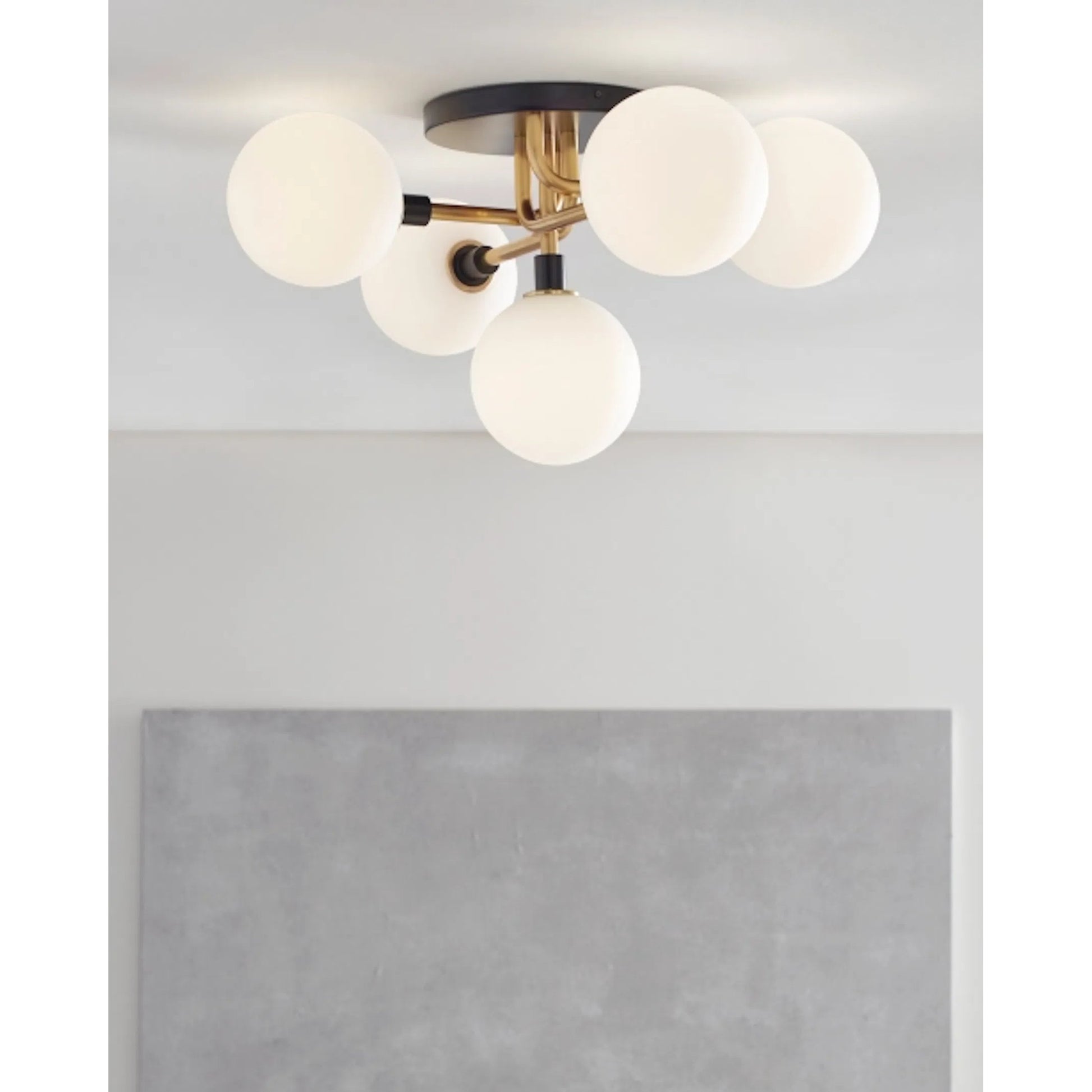 Viaggio Flush Mount by Tech Lighting. Made from metal in a modern style.