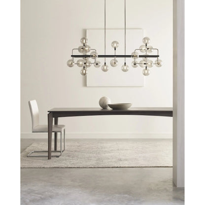 Viaggio Linear Chandelier by Tech Lighting. Made from metal in a modern style.