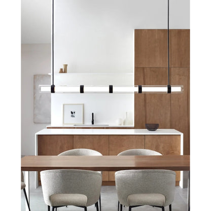 Wit Black Linear Suspension by Visual Comfort & Co. in black. Made from steel in a unique style.