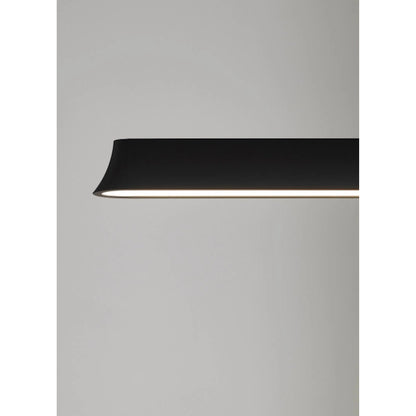 Zhane 49" Linear Suspension by Visual Comfort & Co. in black rubberized. Made from metal in a unique style.