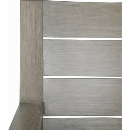 Laguna Outdoor Loveseat by Sunset West in browns. Made from aluminum in a modern style.